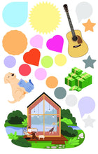 Lataa kuva Galleria-katseluun, Vision Boards Manifest Your Destiny Kit Paperinoita