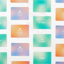 Lataa kuva Galleria-katseluun, Mindfulness Daily Wellness Cards- Korttipakka Paperinoita