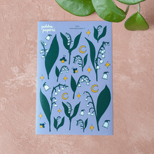 Lataa kuva Galleria-katseluun, Pikku Paperi Tarra-arkki - Kielo Paperinoita