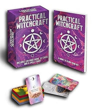 Lataa kuva Galleria-katseluun, Practical Witchcraft Book &amp; Card Deck Paperinoita

