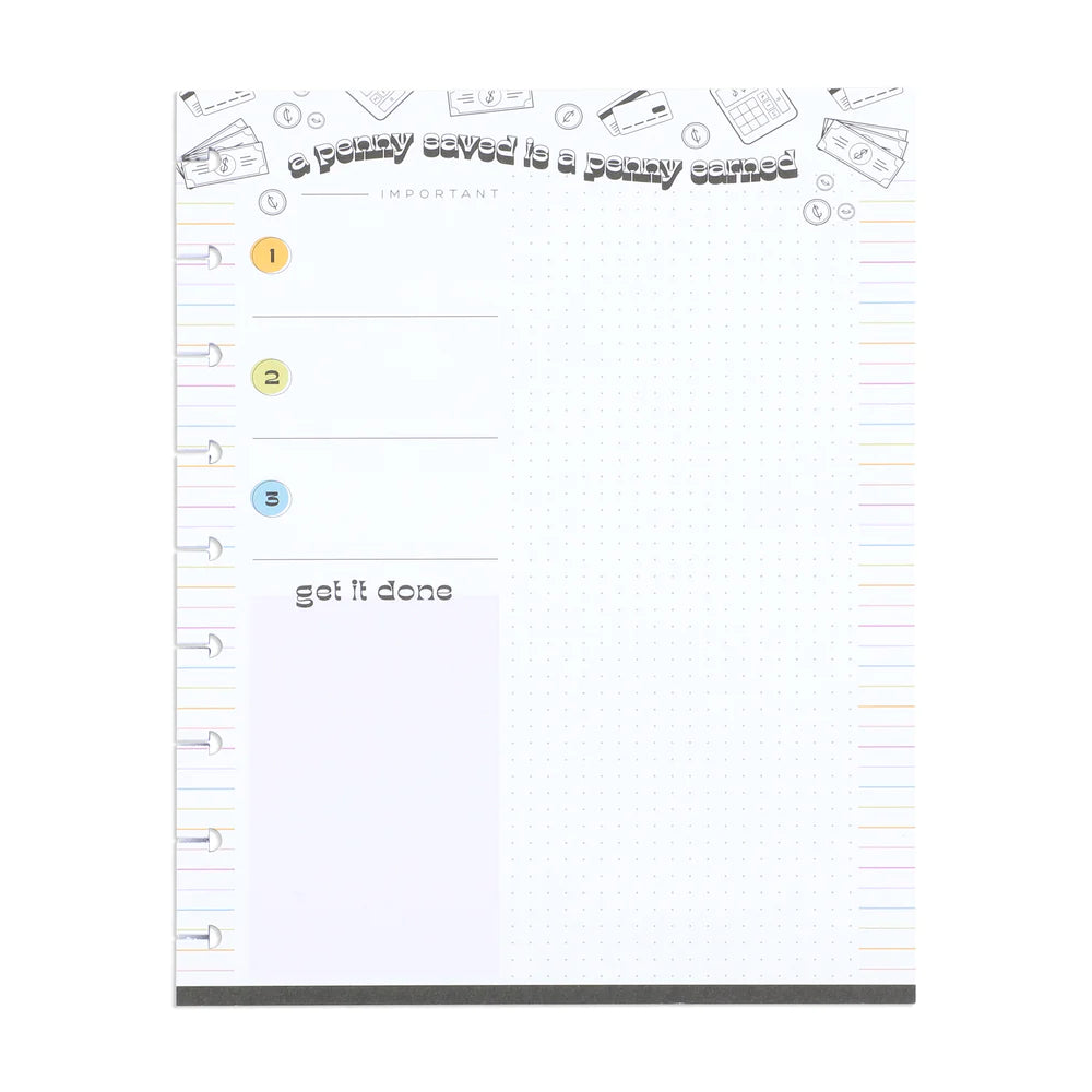 Planner Fill Paper - Bright Budget