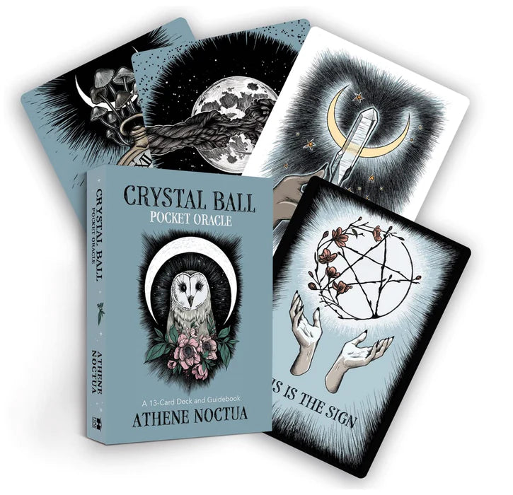 Crystal Ball Pocket Oracle Korttipakka - Divination, Ennustus, Korttipakka, Kristalli kivet, Kristallikivet, Kristallikivi, Oraakkeli, Oraakkelikortit - Paperinoita