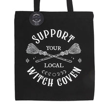 Lataa kuva Galleria-katseluun, Kangaskassi - Support Your Local Witch Coven Paperinoita
