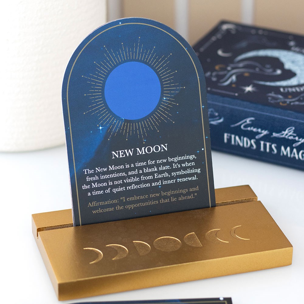 Moon Phase Cards With Stand Paperinoita