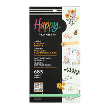 Lataa kuva Galleria-katseluun, Happy Planner Tarrakirja - Classic Value Pack Stickers - Cottagecore Florals

