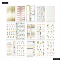 Lataa kuva Galleria-katseluun, Happy Planner Tarrakirja - Classic Value Pack Stickers - Cottagecore Florals
