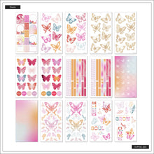 Lataa kuva Galleria-katseluun, Happy Planner Tarrakirja - Classic Value Pack Stickers - Butterfly Bliss
