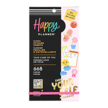 Lataa kuva Galleria-katseluun, Happy Planner Tarrakirja - Classic Value Pack Stickers - Take Care of You
