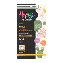 Lataa kuva Galleria-katseluun, Happy Planner Tarrakirja - Classic Value Pack Stickers - Superbloom
