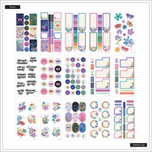 Lataa kuva Galleria-katseluun, Happy Planner Tarrakirja - Classic Value Pack Stickers - Midnight Botanical
