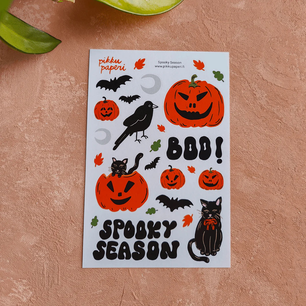 Pikku Paperi Tarra-arkki - Spooky Season