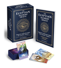 Lataa kuva Galleria-katseluun, The Egyptian Alchemy Oracle Book &amp; Card Deck - kortit ja opaskirja Paperinoita
