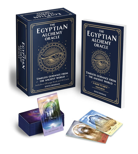 The Egyptian Alchemy Oracle Book & Card Deck - kortit ja opaskirja Paperinoita