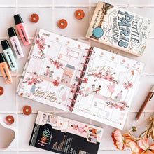 Lataa kuva Galleria-katseluun, Happy Planner Tarrakirja - Classic Value Pack Stickers - Happy In Paris Paperinoita
