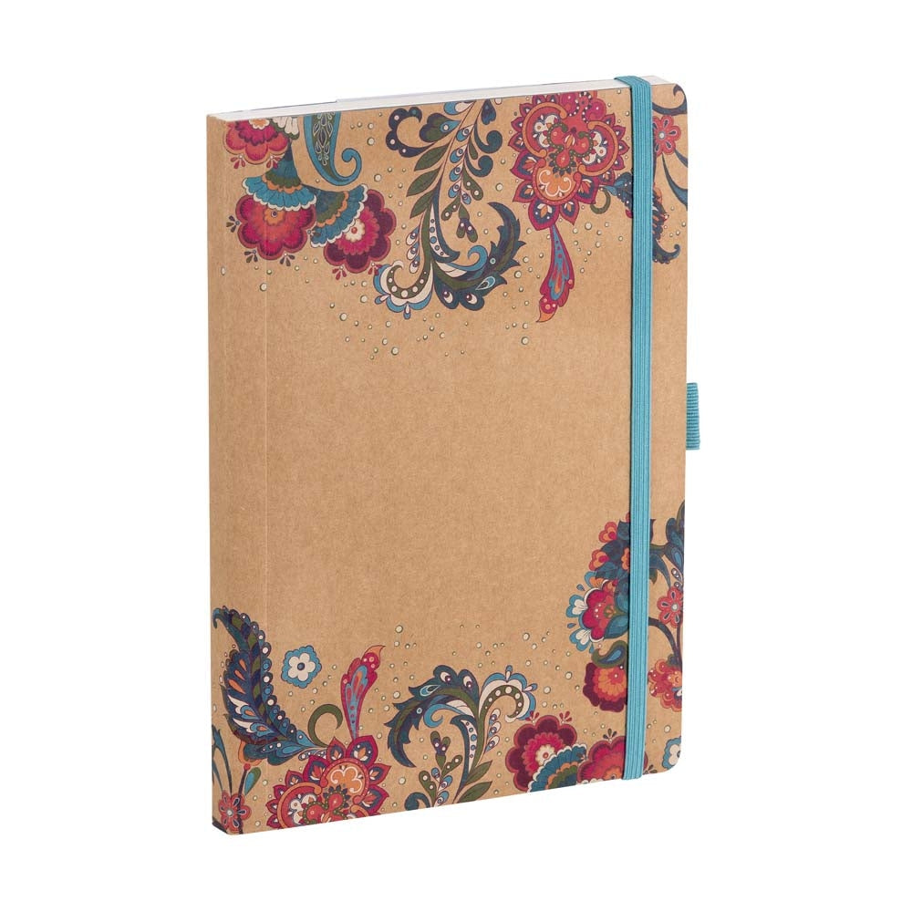 Artebene Pistesivu A5 Muistikirja - Paisley Flowers - Paperinoita