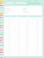Lataa kuva Galleria-katseluun, Happy Planner - Debt Payoff Tracker Lisäsivut - Happy planner, Kalenterin Lisäsivut, Lisäsivut, MAMBI, Me and my big ideas - Paperinoita
