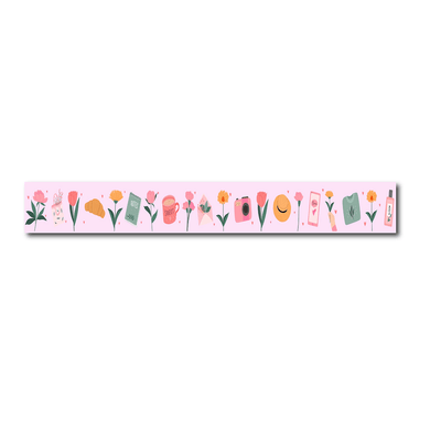 Only Happy Things - Washiteippi - Pink Spring - Kesäpuuhaa, Only Happy Things, washi, washi tape, Washitape, washiteipit, Washiteippi - Paperinoita