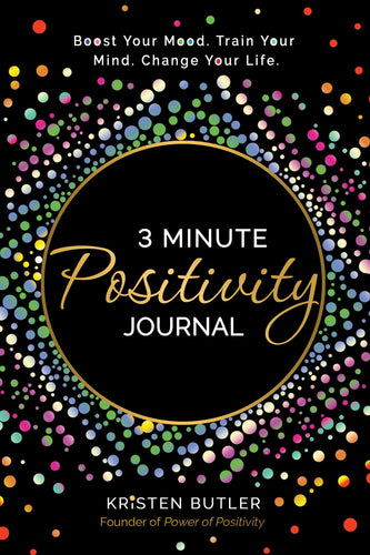 3 Minute Positivity Journal - Tehtäväkirja - Tehtäväkirja - Paperinoita