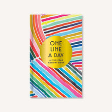 Lataa kuva Galleria-katseluun, One Line a Day Memory Book - Rainbow Päiväkirja - Paperinoita
