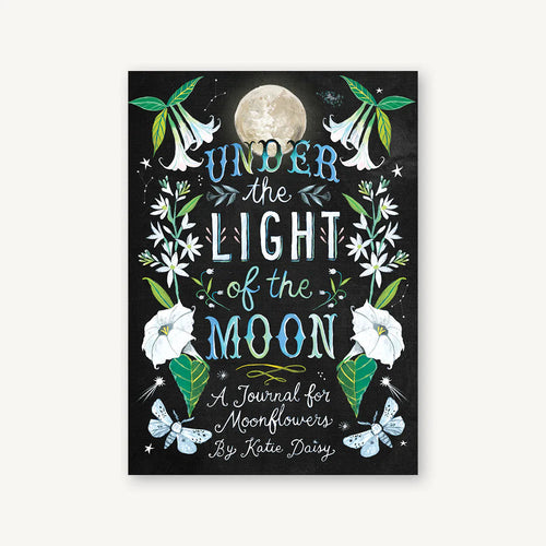 Under the Light of the Moon Journal - Katie Daisy, Kesäpuuhaa, Kirja, Muistikirja, Tehtäväkirja - Paperinoita