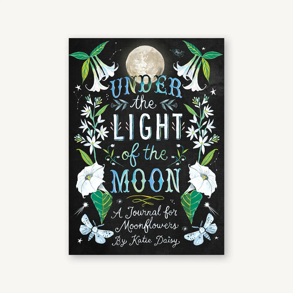 Under the Light of the Moon Journal - Katie Daisy, Kesäpuuhaa, Kirja, Muistikirja, Tehtäväkirja - Paperinoita