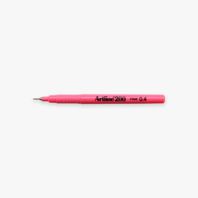 Fineliner Artline 200 Kynä - Pink - Bujoilu, Bullet Journaling, Bullet Journaling-tuotteet, Kynä, Kynät - Paperinoita