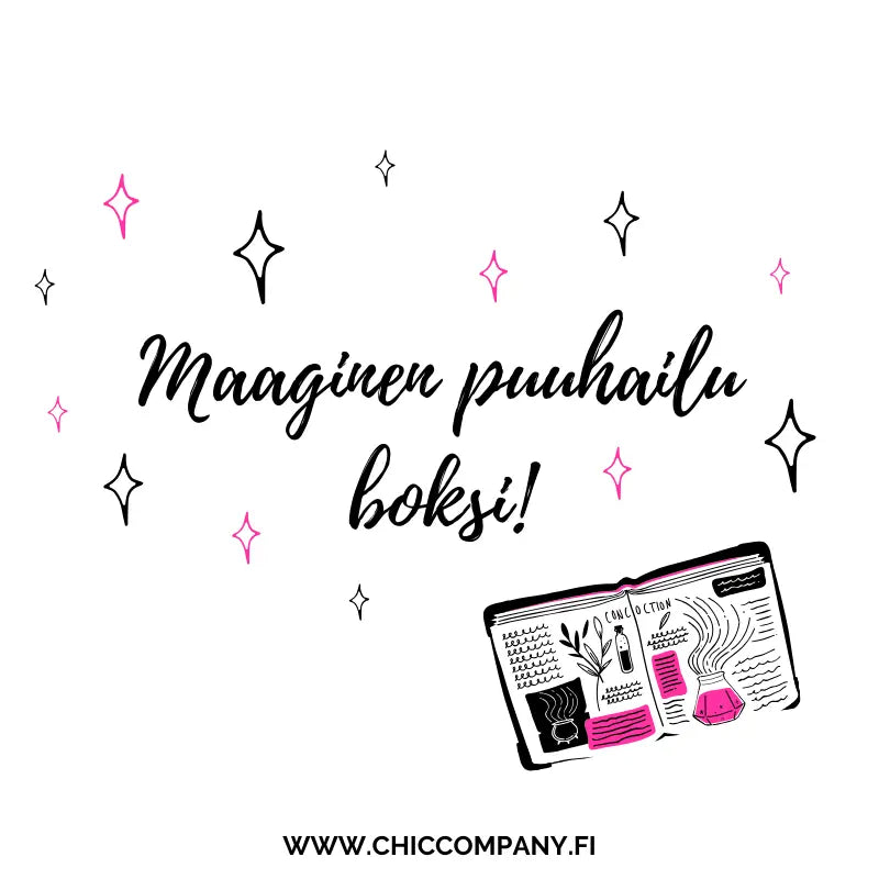 Maaginen Puuhailu Boksi - Chic It!, Maaginen, Magia, Magical, Mystical, Noituus, Ylläri, Yllärit, Yllätyspakkaus - Paperinoita