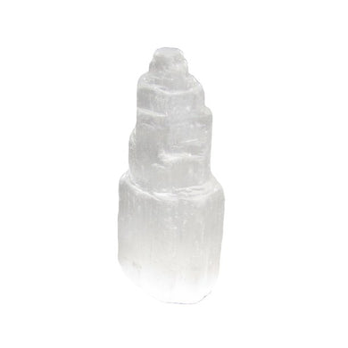 Seleniitti Torni 5 cm - Kristalli, Kristalli kivet, Kristallikivi, Kristallit, Parantavat kivet, Seleniitti, Seleniitti torni, Selenite - Paperinoita