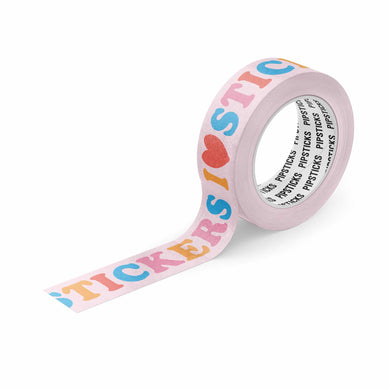 Pipsticks - Washiteippi - Sticker Love Washi - Pipstickers by Pipsticks, Washitape, Washiteippi - Paperinoita
